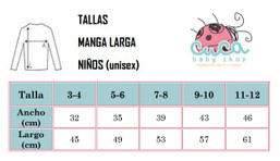 Manga larga niños