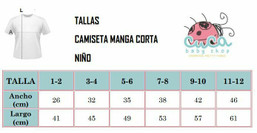 Manga corta niño