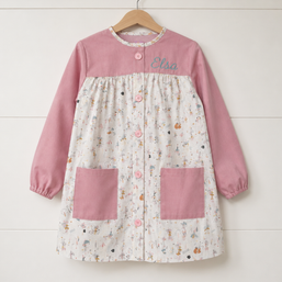 Bata Escolar Personalizada Botones – Diseña tu Combinación – Colección Aventuras