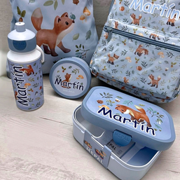 Pack Fiambrera y Botella Little Dutch Personalizado - más diseños