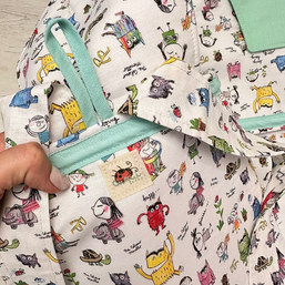 Mochila Infantil Personalizada - modelo Monstruo colores - más colores