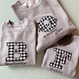 Sudadera adultos bordada con nombre – más colores