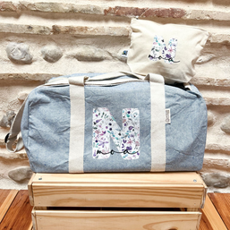 Pack Bolsa de Deporte y Neceser natural Personalizado