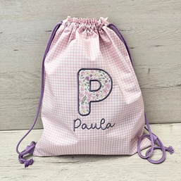 Talega Personalizada Inicial y Nombre - Diseña tu Combinación – Colección Aventuras