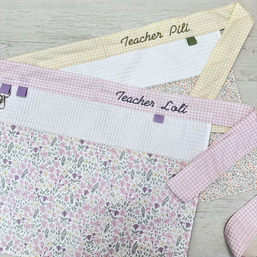 Mandil Maestra y Educadora Infantil Personalizado - Talla Única