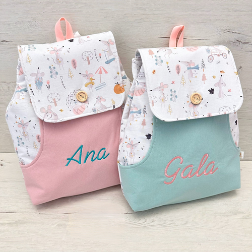 Mochila Infantil Personalizada – Diseña tu Combinación – Colección Aventuras