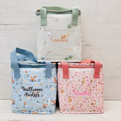 Bolsa térmica infantil personalizada con nombre
