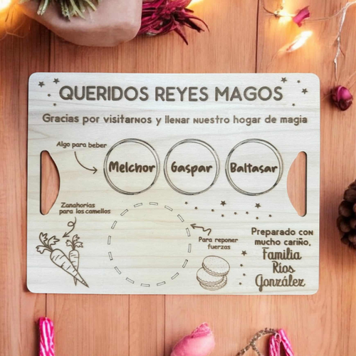 Bandeja abedul Reyes Magos