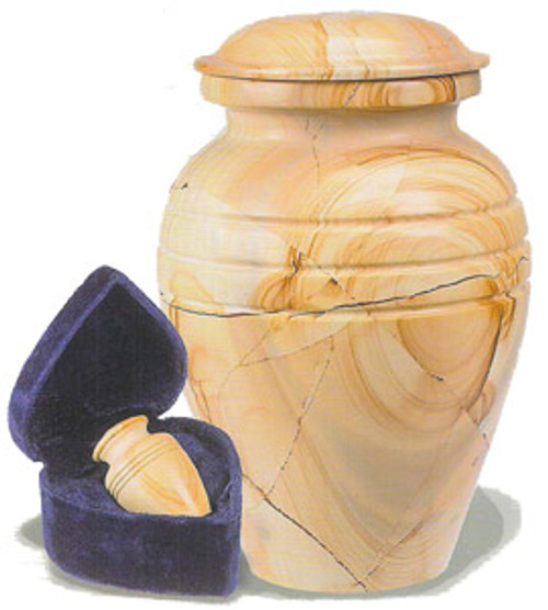 Marble Teakwood Urn