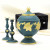 Brass Marble Patina Urn Collection Set