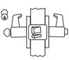 UT5251 ESE 613 LH CL6 Corbin Russwin Unit Lock