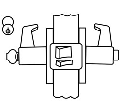 UT5251 ESE 613 LH CL6 Corbin Russwin Unit Lock