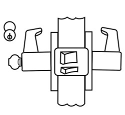 UT5255 ESE 626 LH Corbin Russwin Unit Lock