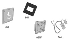 8310-3853WF LCN Activation Plates