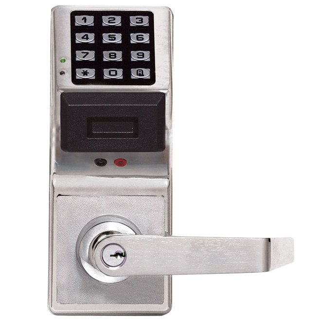 PDL6200 US26D Alarm Lock Pushbutton/Keypad Cylindrical Locks with Proximity Trim