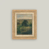 Vintage art with frame