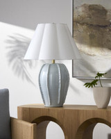 Light blue lamp