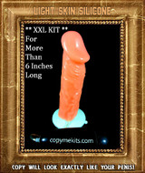 PATENTED..... COPYRIGHTED..... TRADEMARKED......
No other Penis Casting Kit Imitator can make this claim.
Copy Me! Kits are - #1 in Quality, #1 in Value, #1 in Feel & Durability.