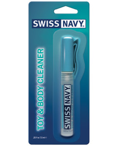 Swiss Navy Toy & Body Cleaner Refillable Spray- 7.5 ml.