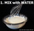 Mix will look like "Pancake Batter".
You need to mix for only 60 SECONDS then pour into the tube.