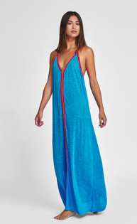 Cheetah Sundress, Blue Cheetah Sundress, Blue