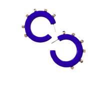 City Girl Jewel Hoop Indigo City Girl Jewel Hoop Indigo