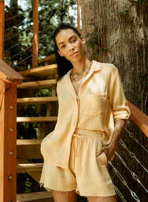 Kaia Blouse, Sand Kaia Blouse, Sand