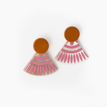 Sunset Blush Tile Earrings Sunset Blush Tile Earrings