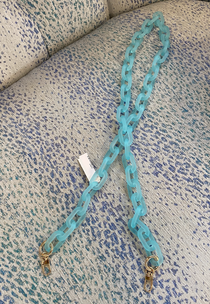 Acrylic Chain Strap - Light Blue