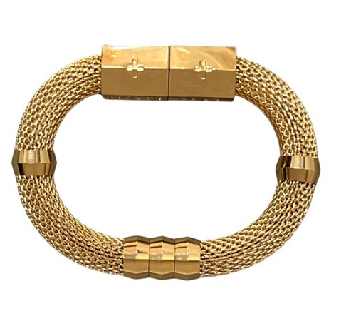 Mesh Classic Bracelet - All Gold 