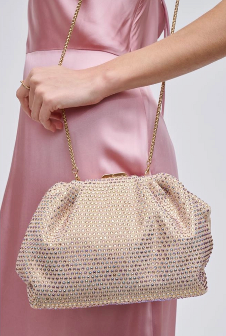 Arielle Evening Bag - Light Gold