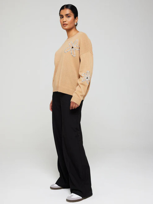 Camilla Flower Crew Sweater