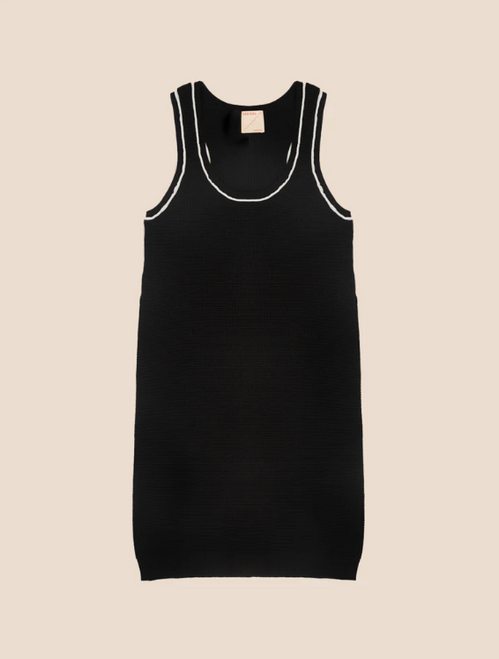 Deuce Dress, Black & White