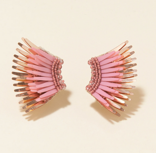 Mini Madeline Earrings - Blush Rosegold 