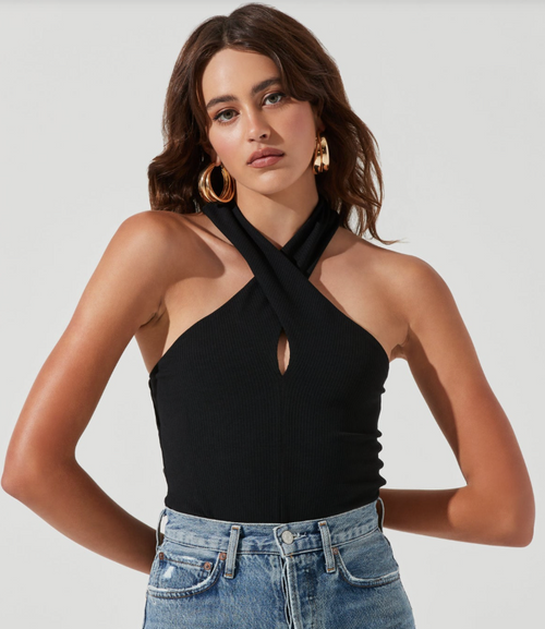 Priya Bodysuit, Black Priya Bodysuit, Black