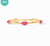 Ivy Stone Bangle - Iridescent Raspberry - M 