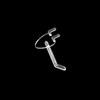 100pcs Revolving Case Hook Peg 2" Double Stem