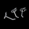 100pcs Revolving Case Hook Peg 2" Double Stem
