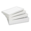 Stackable Jewelry Display Utility Tray Plastic White 1"H