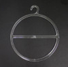 20 Plastic Scarf Ring Hanger Display Clear
