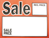 50 Large Paper Price Sign "Sale w/price" 5.5x7"