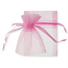 100 Organza Jewelry Bag Gift Pouch Pink 5X7"