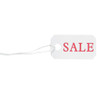 100 Pre-Printed Paper String Tags SALE