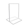 Acrylic Sign Display Holder Upright 3.5x5.5"