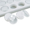 Tray Liner Gem Jar Insert White Foam Pad (36 Jars)