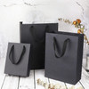 50 Gift Shopping  Paper Tote Bag Black (Multiple Sizes)