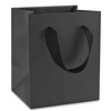 50 Gift Shopping Tote Bag 8x4x11" (20*10*28cm) Black