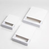 10 Suspension 3D Display Jewelry Gift Box 3 1/2" x 3 1/2" White