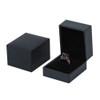 Faux Leather Jewelry Gift Boxes Black