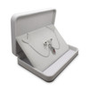 Velvet Jewelry Box Ring Pendant Earring Bracelet Necklace Grey